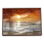 Quadro Decorativo Mar ao Pôr do Sol: Beleza Serena