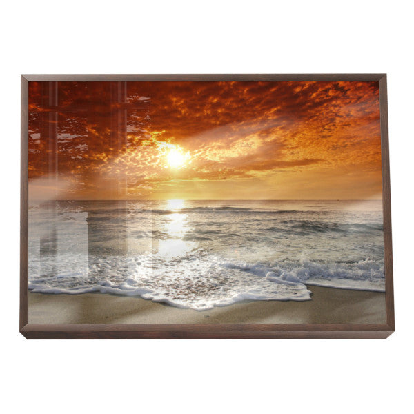 Quadro Decorativo Mar ao Pôr do Sol: Beleza Serena
