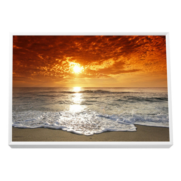 Quadro Decorativo Mar ao Pôr do Sol: Beleza Serena