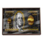 Quadro Decorativo Inspiração de Riqueza - 1 Milhão dólares