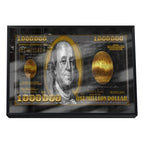Quadro Decorativo Inspiração de Riqueza - 1 Milhão dólares