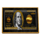 Quadro Decorativo Inspiração de Riqueza - 1 Milhão dólares