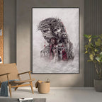 Quadro Decorativo: Visão Inspiradora de Jesus na Cruz