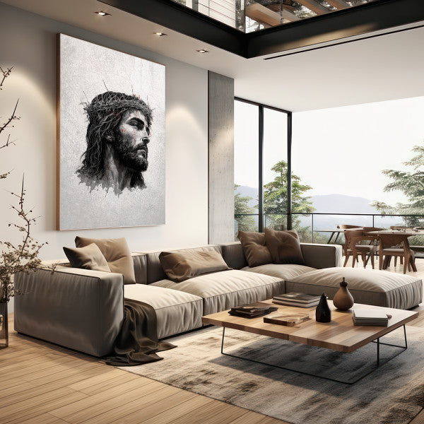 Quadro Decorativo: Inspiração Jesus em Seu Lar