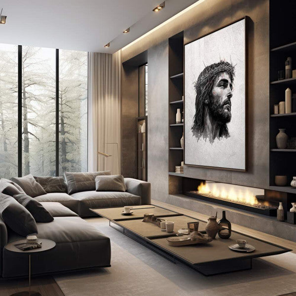 Quadro Decorativo: Inspiração Jesus em Seu Lar
