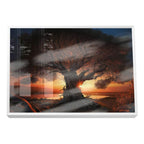 Quadro Decorativo Tranquilidade ao Anoitecer: Refúgio Sereno