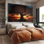Quadro Decorativo Tranquilidade ao Anoitecer: Refúgio Sereno