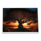 Quadro Decorativo Tranquilidade ao Anoitecer: Refúgio Sereno