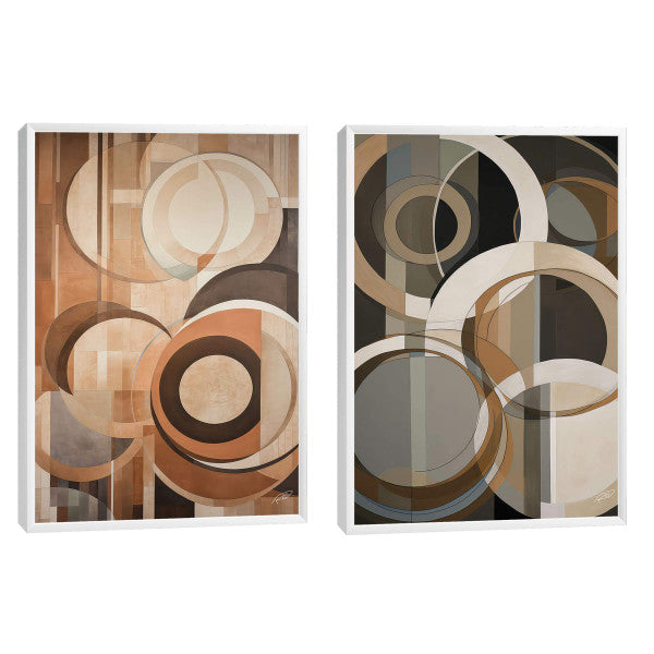 Quadro Decorativo: Abstração Terrosa - Beleza Singular