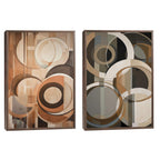 Quadro Decorativo: Abstração Terrosa - Beleza Singular