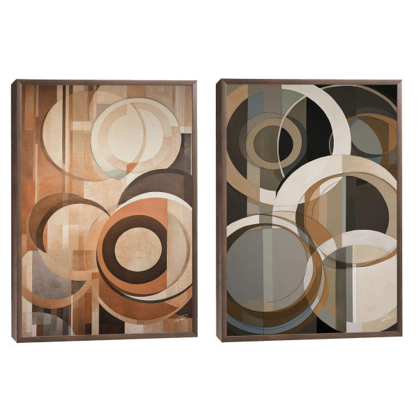 Quadro Decorativo: Abstração Terrosa - Beleza Singular