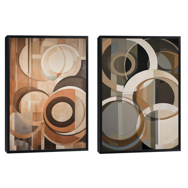 Quadro Decorativo: Abstração Terrosa - Beleza Singular