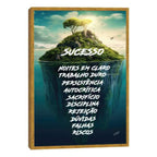 Quadro Decorativo Ilha do Sucesso - Captura Seus Sonhos