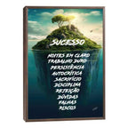 Quadro Decorativo Ilha do Sucesso - Captura Seus Sonhos