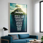 Quadro Decorativo Ilha do Sucesso - Captura Seus Sonhos