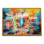 Quadro Decorativo Sucesso Motivacional: Inspire-se!