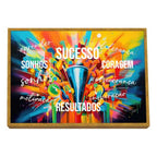 Quadro Decorativo Sucesso Motivacional: Inspire-se!