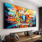 Quadro Decorativo Sucesso Motivacional: Inspire-se!