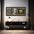 Quadro Decorativo Inspiração de Riqueza - 1 Milhão dólares