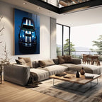 Quadro Decorativo Mustang Shelby GT500 - Beleza Clássica