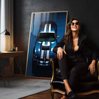 Quadro Decorativo Mustang Shelby GT500 - Beleza Clássica