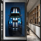 Quadro Decorativo Mustang Shelby GT500 - Beleza Clássica