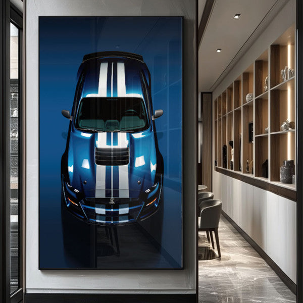 Quadro Decorativo Mustang Shelby GT500 - Beleza Clássica