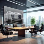 Quadro Decorativo Exclusivo Porsche 911 - Sinônimo de Luxo