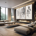Quadro Decorativo Botânica Elegante - Toque Natural Único