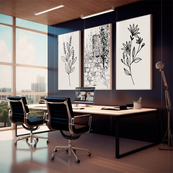 Quadro Decorativo Botânica Elegante - Toque Natural Único